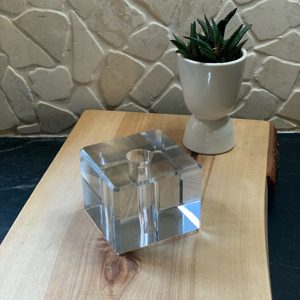 CRYSTAL | Geometric Taper Candle Holder